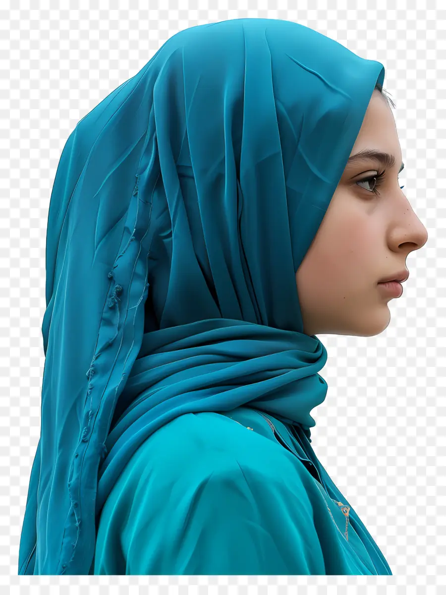 Hijab Girl，Mulher PNG