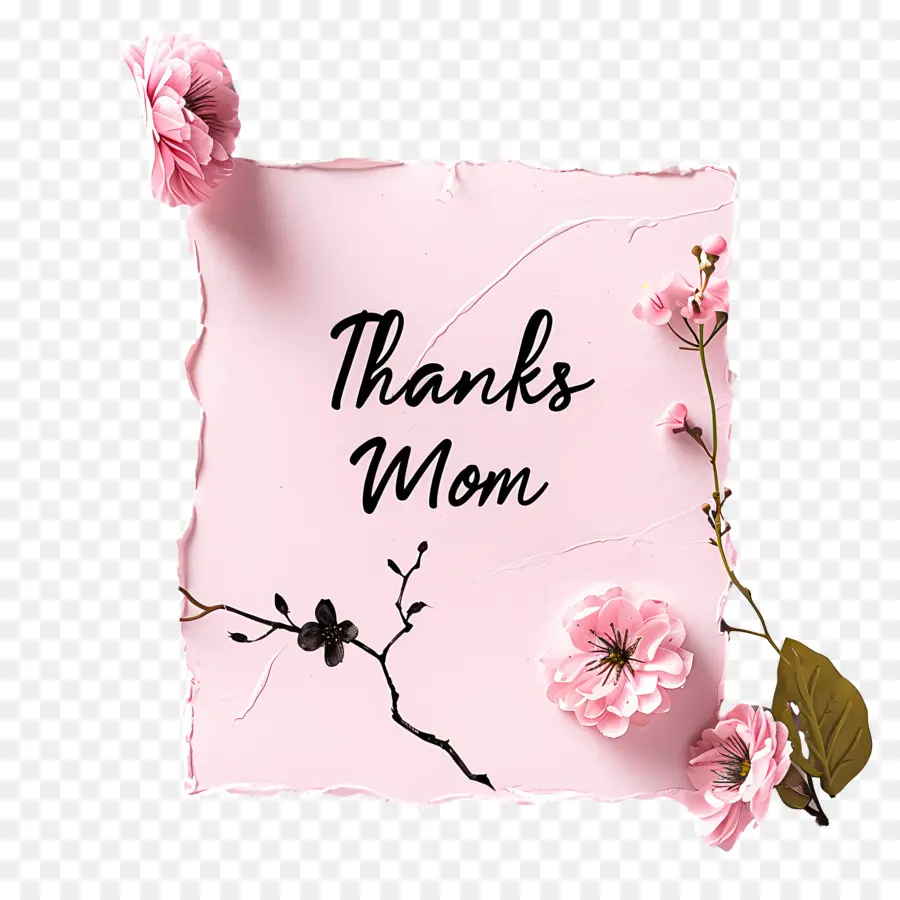 Obrigado Mãe，Cartão De Agradecimento PNG