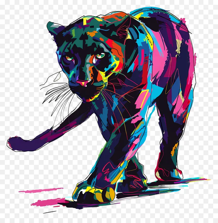 Panther，Puma Preto PNG