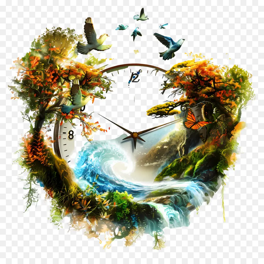 Relógio，Natureza PNG