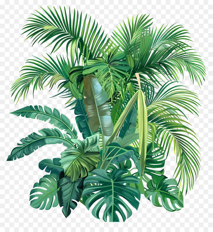 Vegetação Tropical，Plantas Tropicais PNG