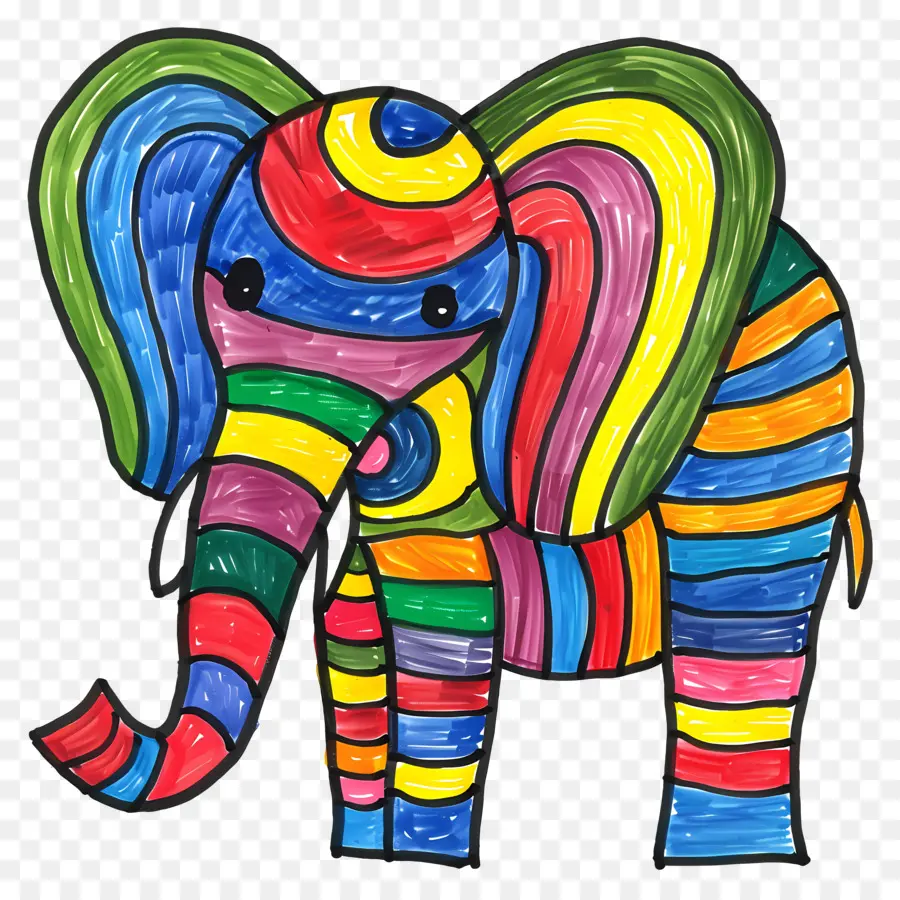 Cartoon Elefante，Elefante PNG