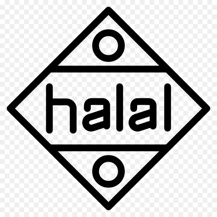 Halal Logotipo，Moda Sombria PNG