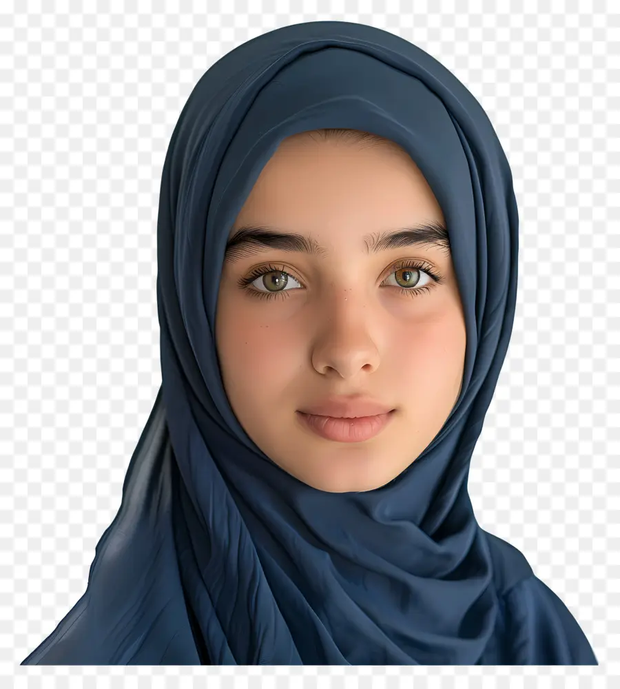 Hijab Girl，Mulher Muçulmana PNG