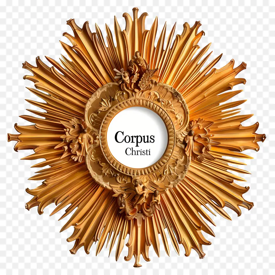 Corpus Christi，Golden Frame PNG