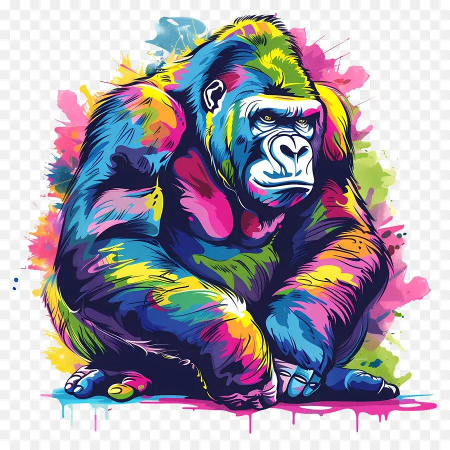 Cartoon Gorila，Gorila PNG