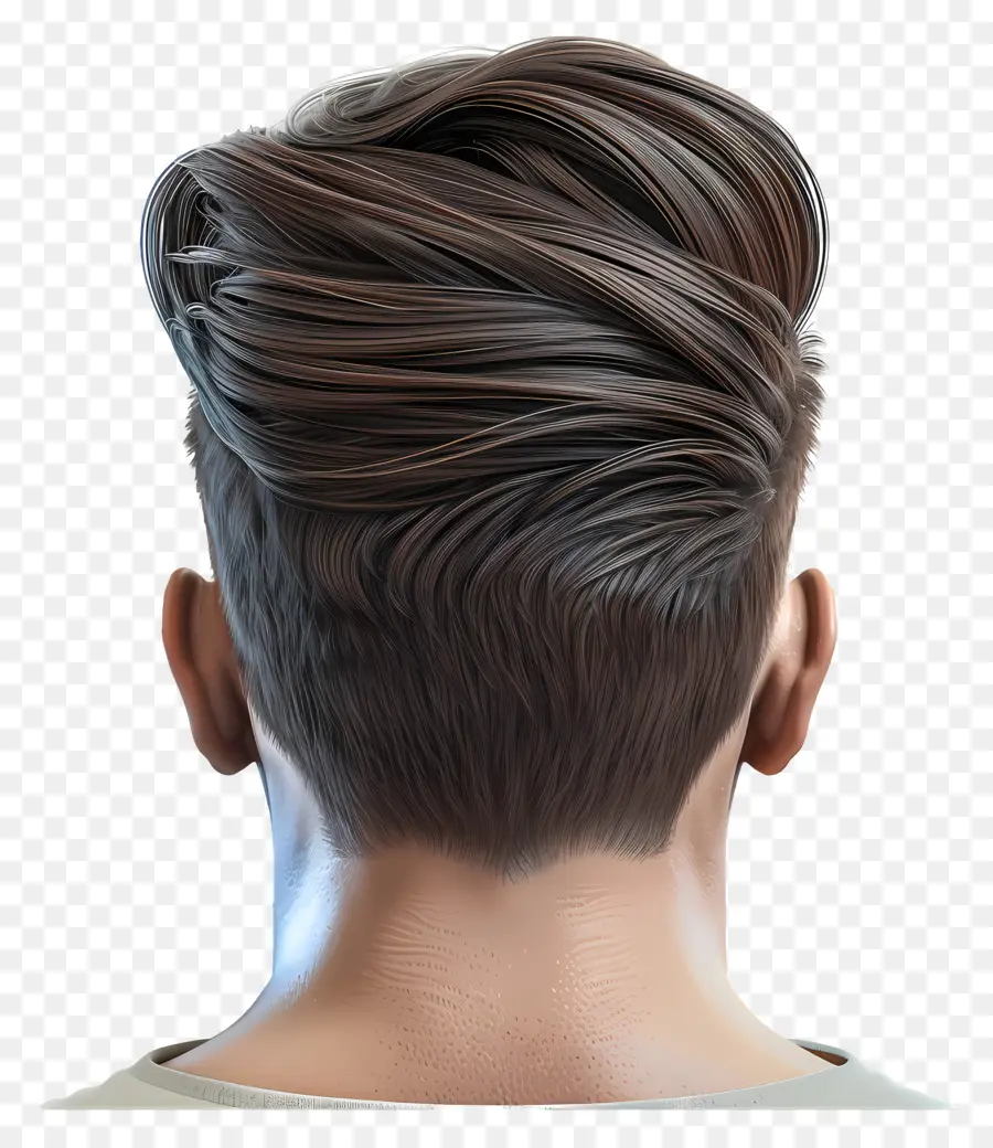 Corte De Cabelo Baixo，O Cabelo Ondulado PNG