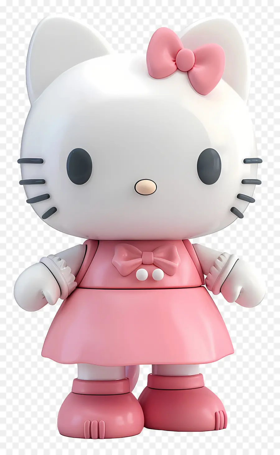 Hello Kitty，Vestido Rosa PNG