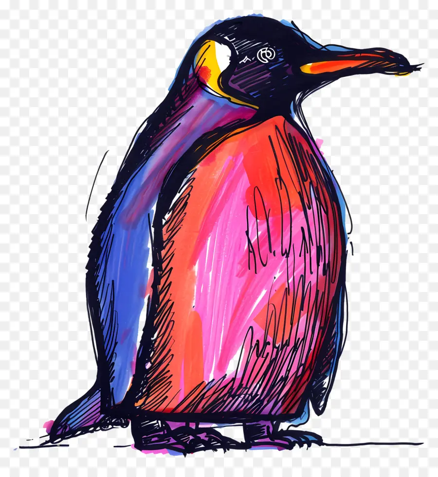 Cartoon Penguin，Pinguim De Desenho PNG