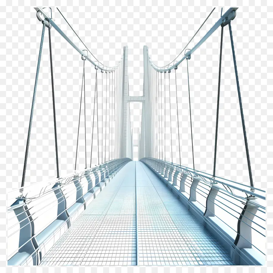 Ponte Pênsil，Fios De Metal PNG