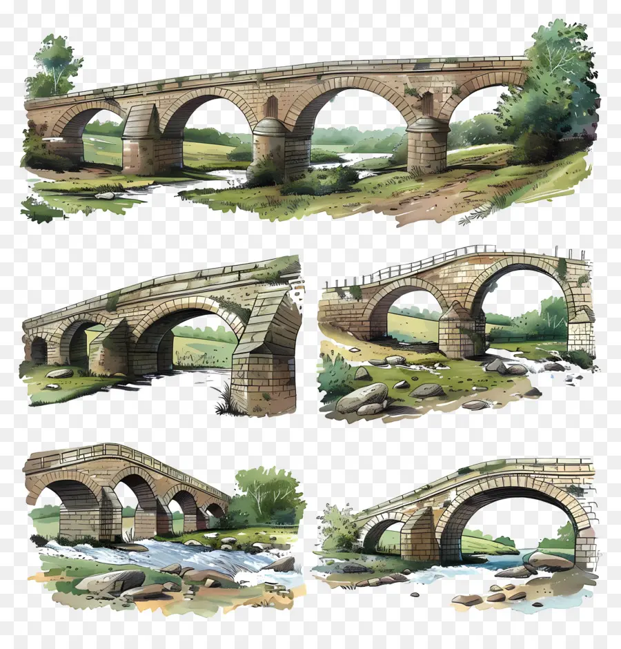 Ponte De Arco，Pinturas De Ponte PNG