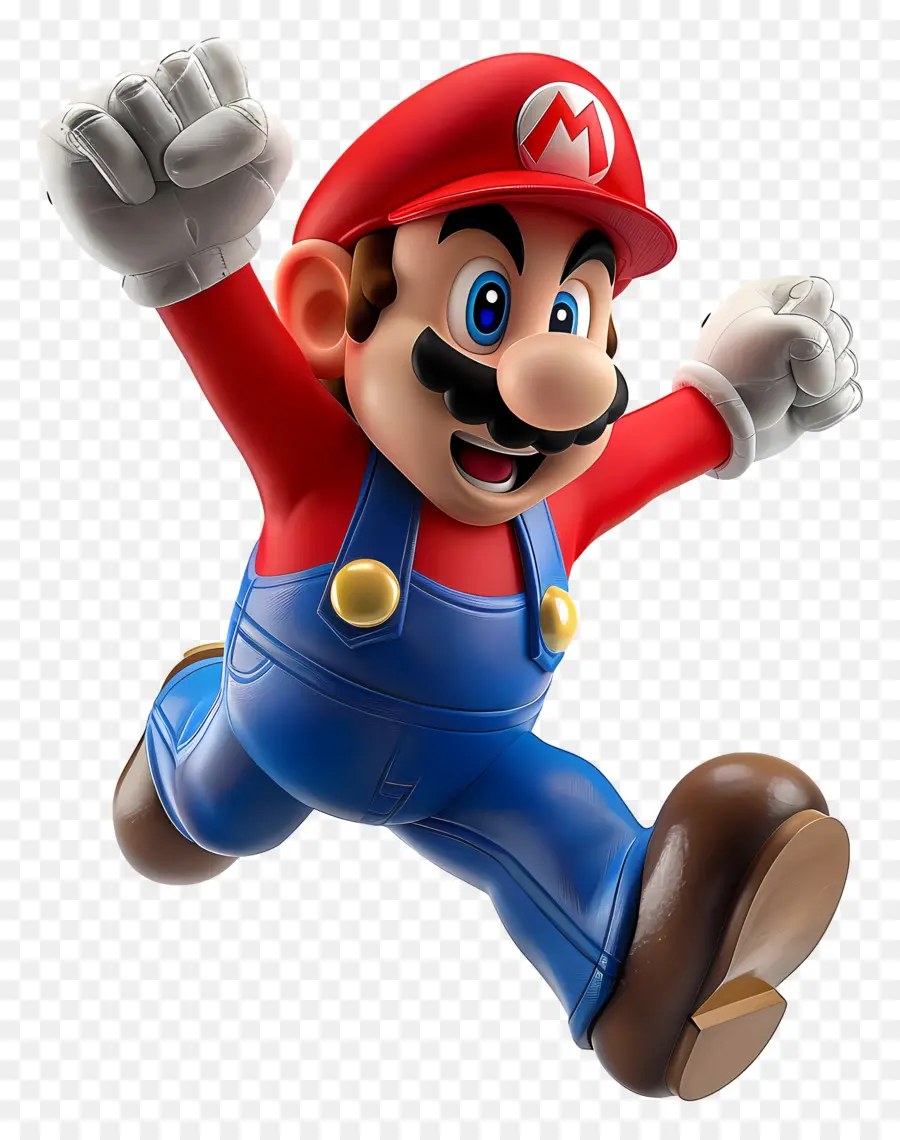 Mario Jumping，Personagem De Desenho Animado PNG