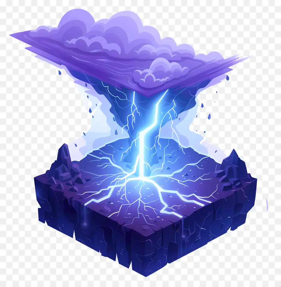 Tempestade De Trovões，Relâmpago PNG