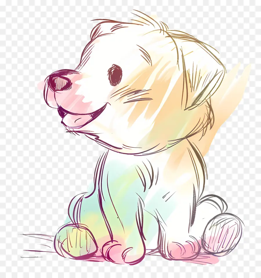 Doodle Do Cão，Cão Bonito PNG