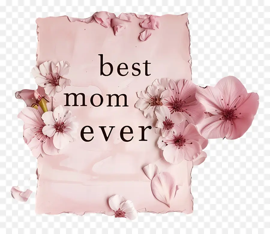 Melhor Mãe De Sempre，Flor De Cerejeira PNG