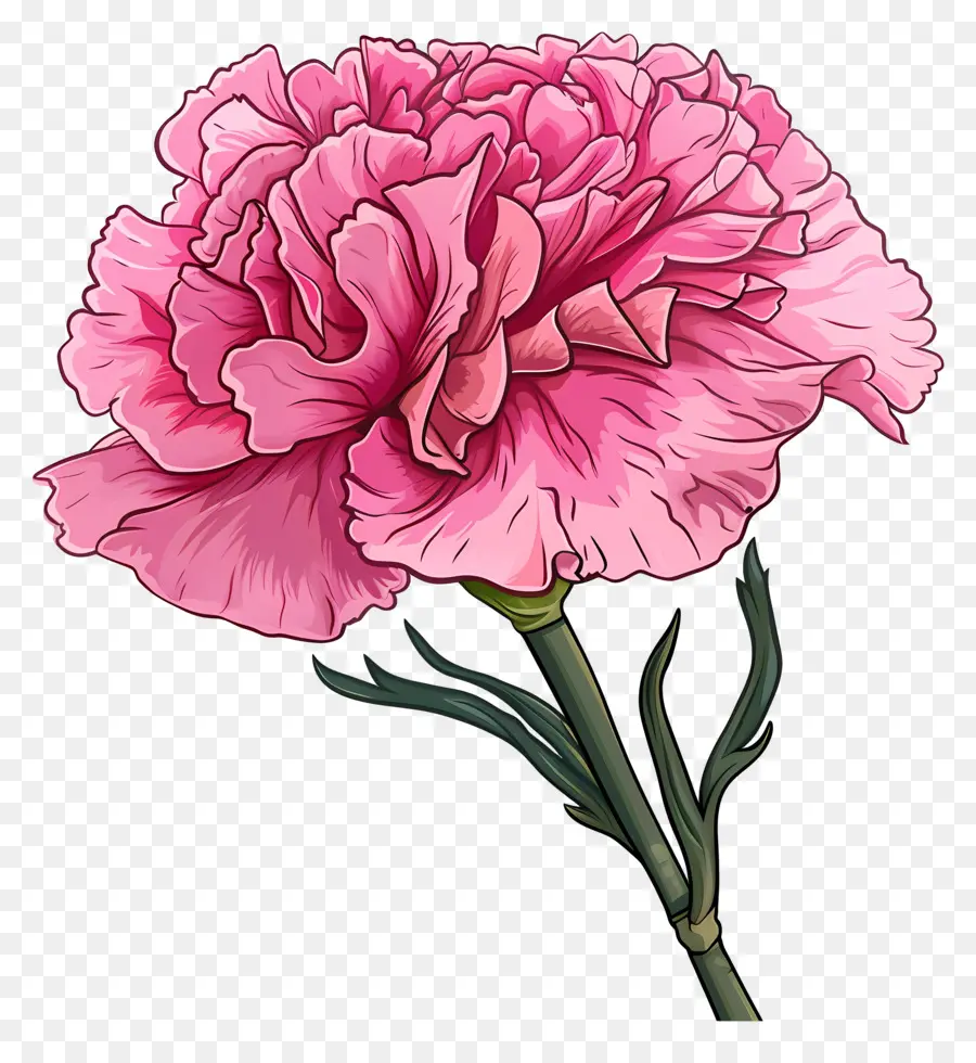 Carnation Rosa，Cravo Rosa PNG