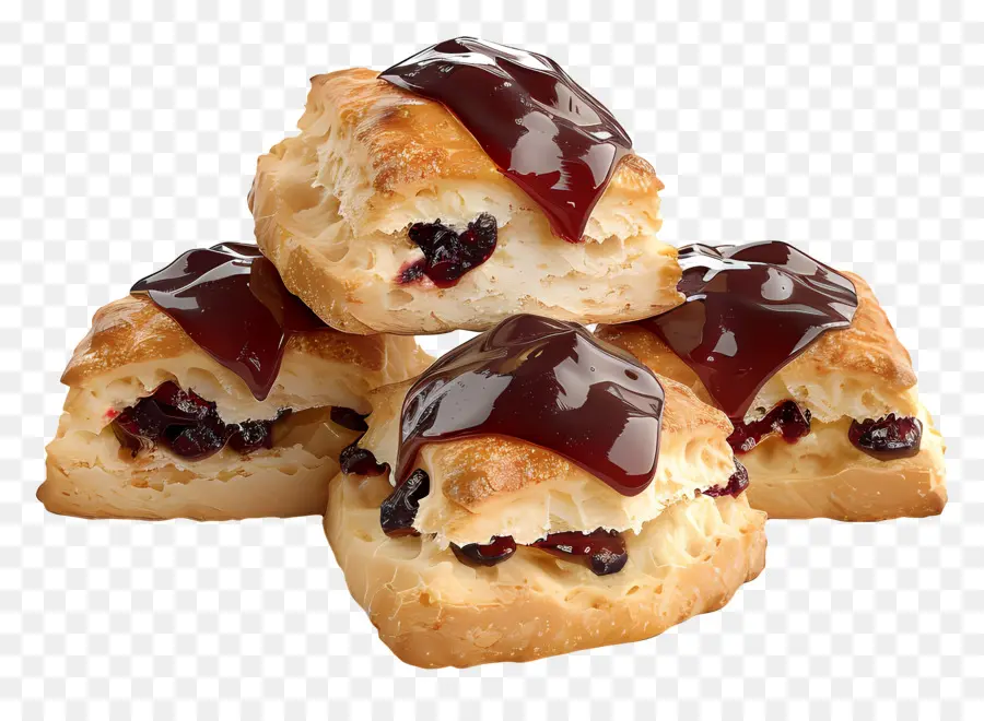 Bolinhos，Biscoitos Com Geléia PNG