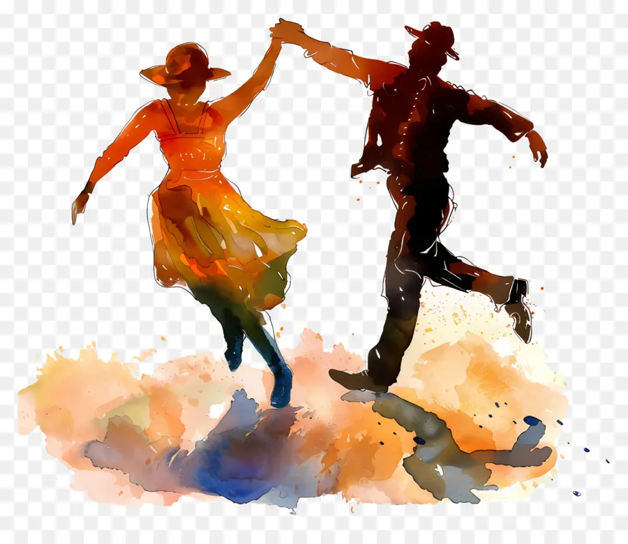 Tap Dance Day，Pintura Em Aquarela PNG