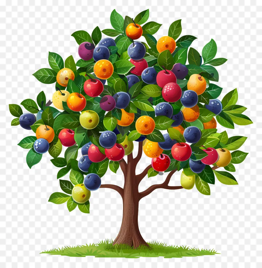 árvore De Fruto，Maçãs PNG