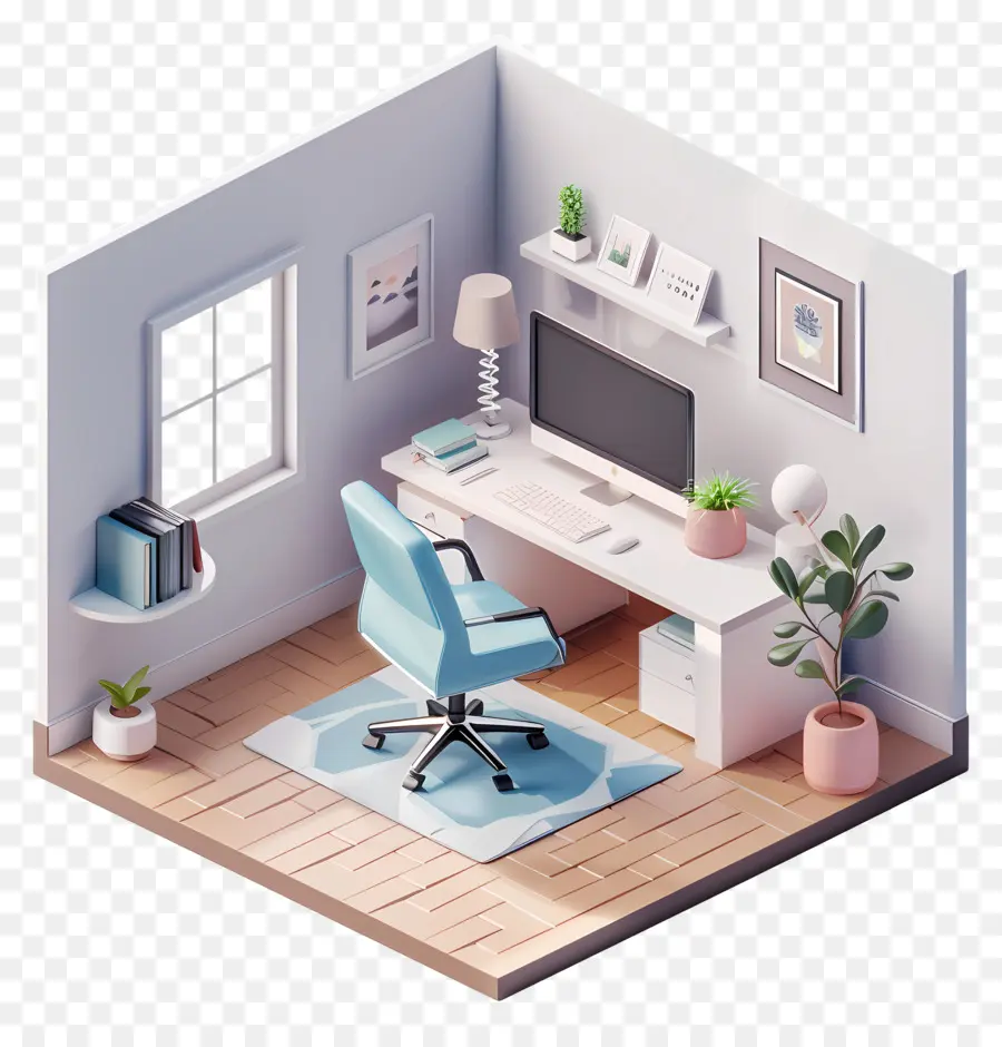 Sala De Escritório Em Casa，Home Office PNG