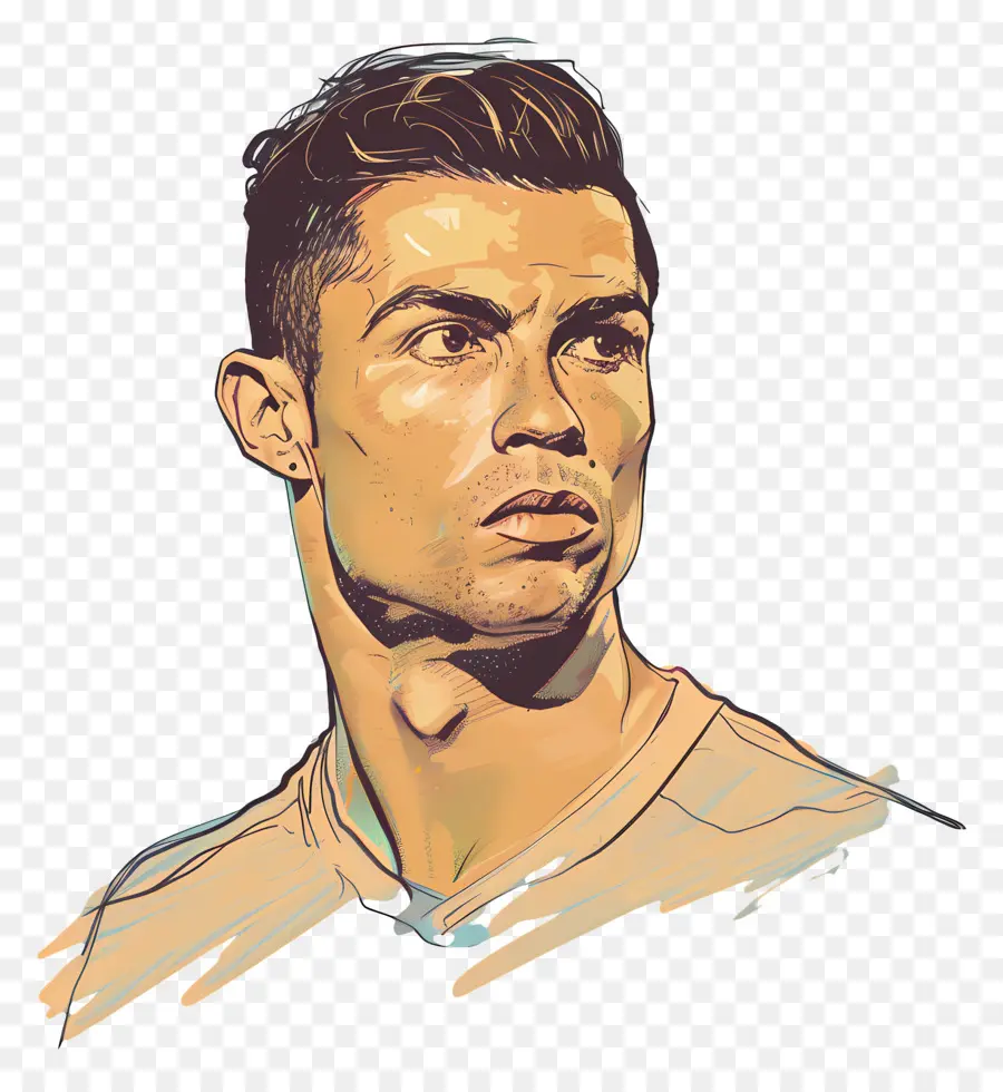Cristiano Ronaldo，Serious PNG
