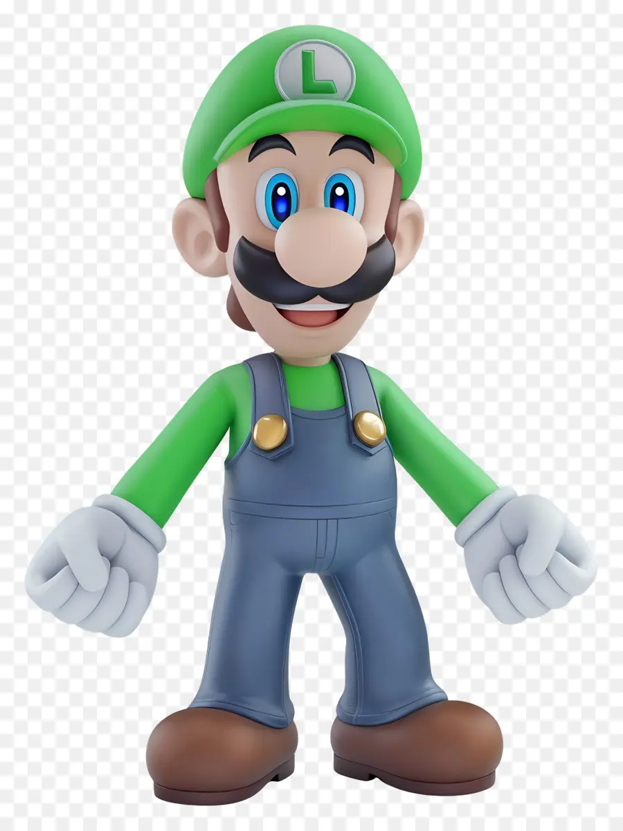 Luigi，Animação 3d PNG