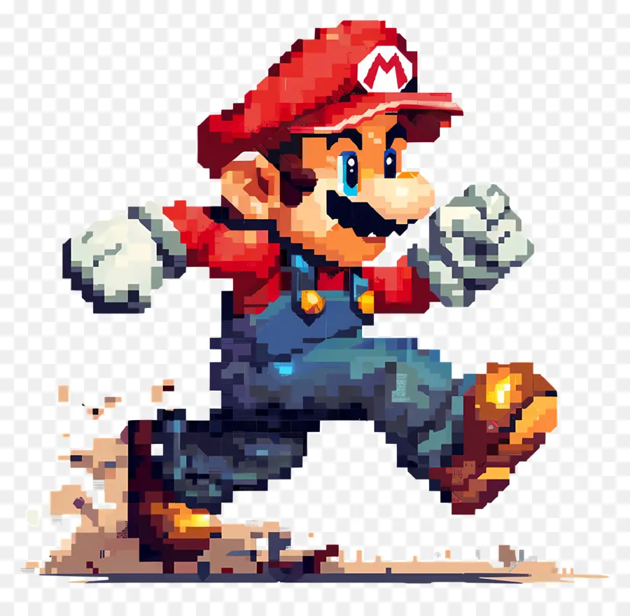 8 Bits Mario，Super Mario Bros PNG
