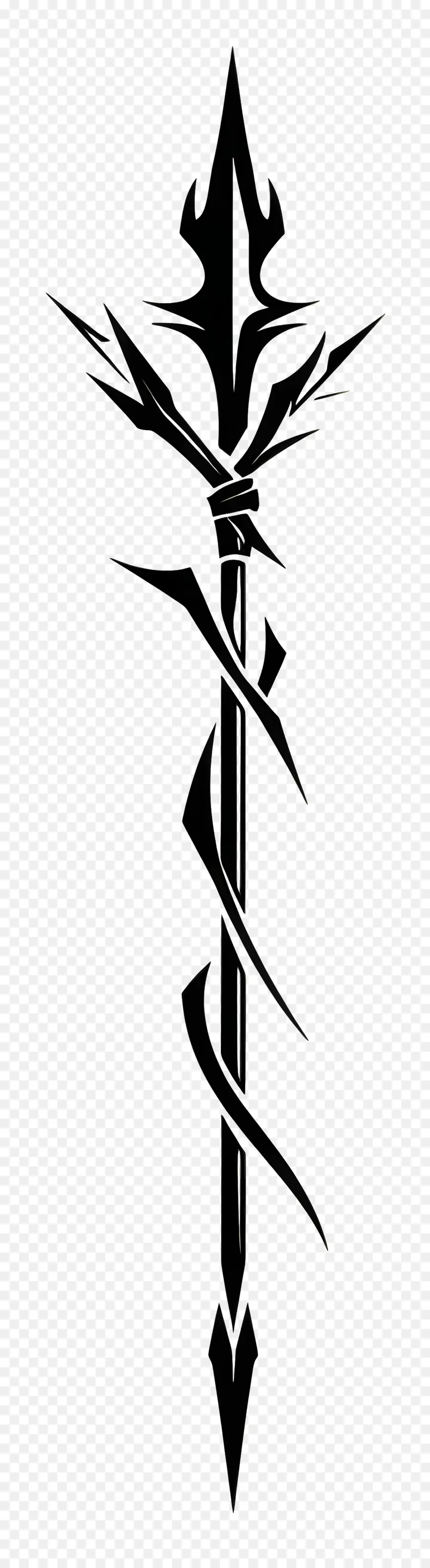 Símbolo De Flecha Sofisticado，Design Cruzado Moderno PNG