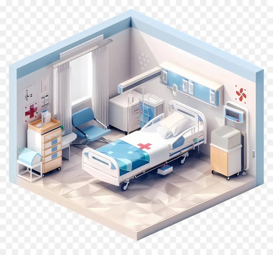 Quarto De Hospital Simples，Quarto De Hospital PNG