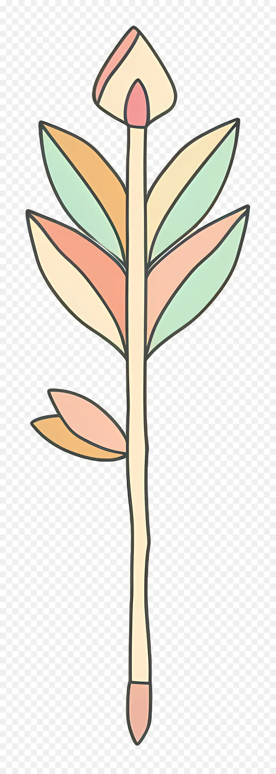 Doodle De Seta，Planta PNG