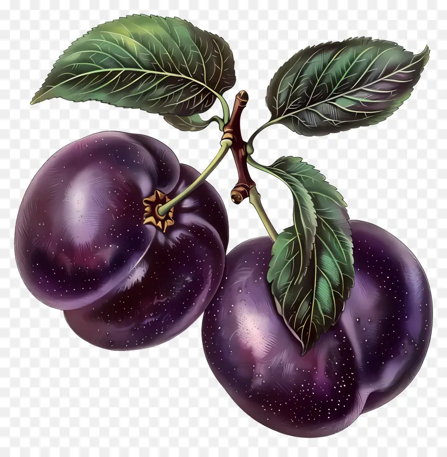 Ameixa，Frutas PNG