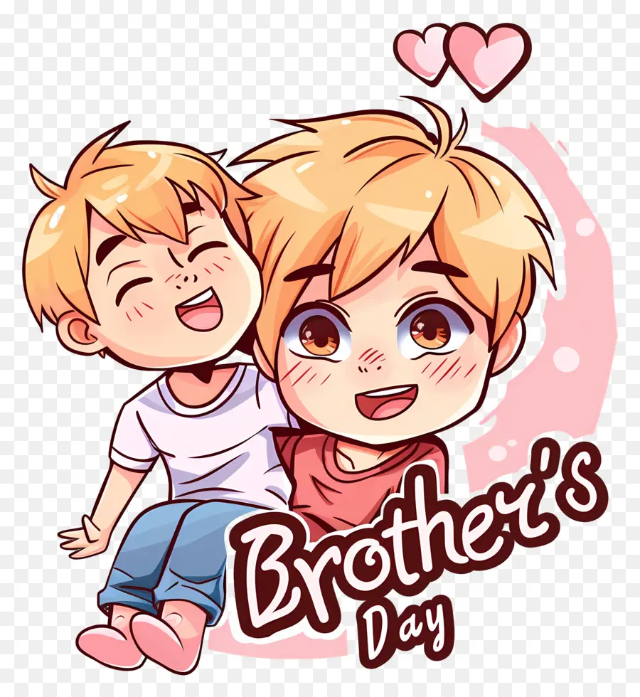 Dia Dos Irmãos，Ilustração Dos Desenhos Animados PNG