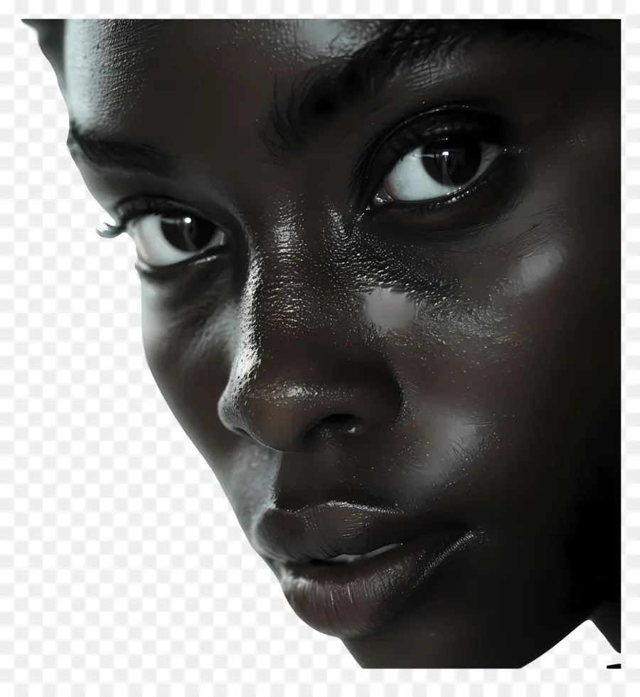 Mulher Negra Rosto，Mulher Do Americano Africano PNG