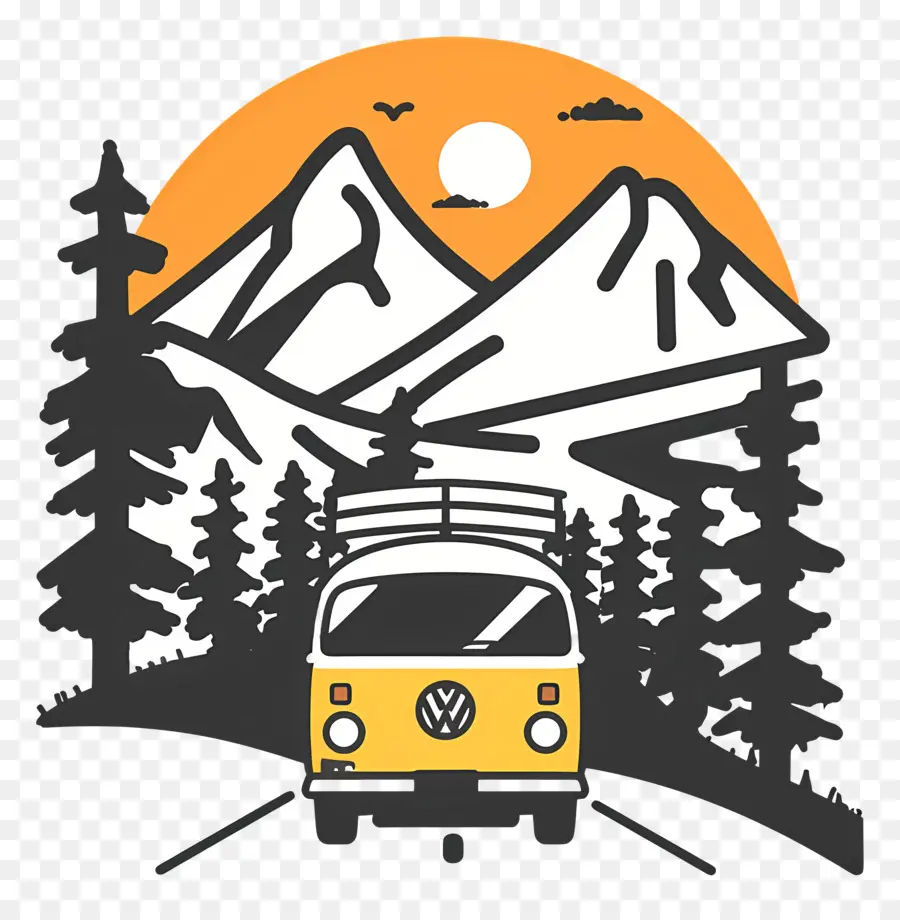 Dia Da Viagem，Volkswagen ônibus PNG