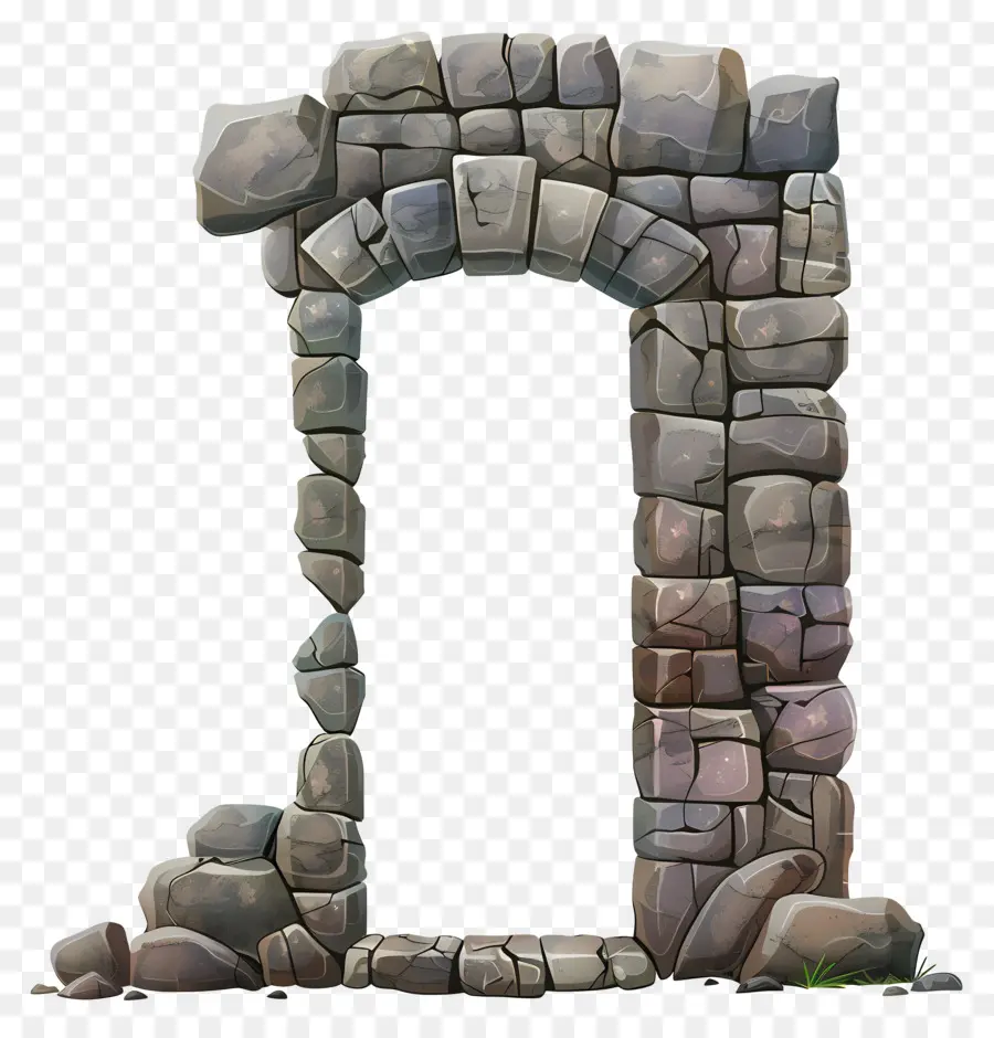 Pedra Do Quadro De Porta，Arco De Pedra PNG