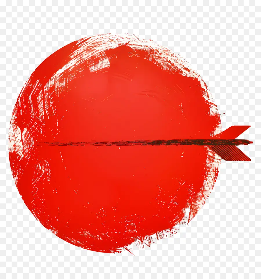 Círculo Vermelho Com Flecha，Esfera Vermelha PNG