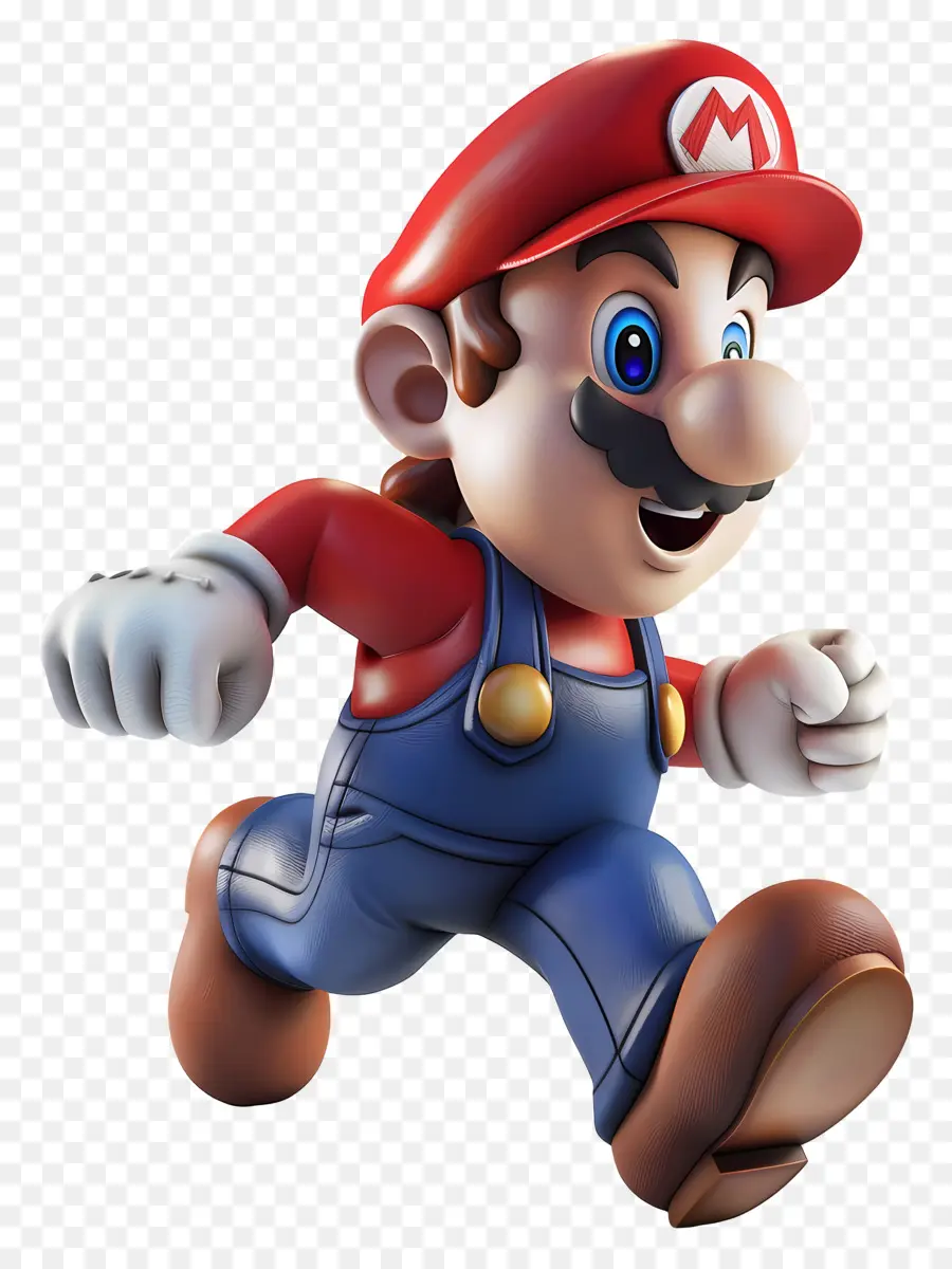 Correndo Mario，Figurino De Mario PNG