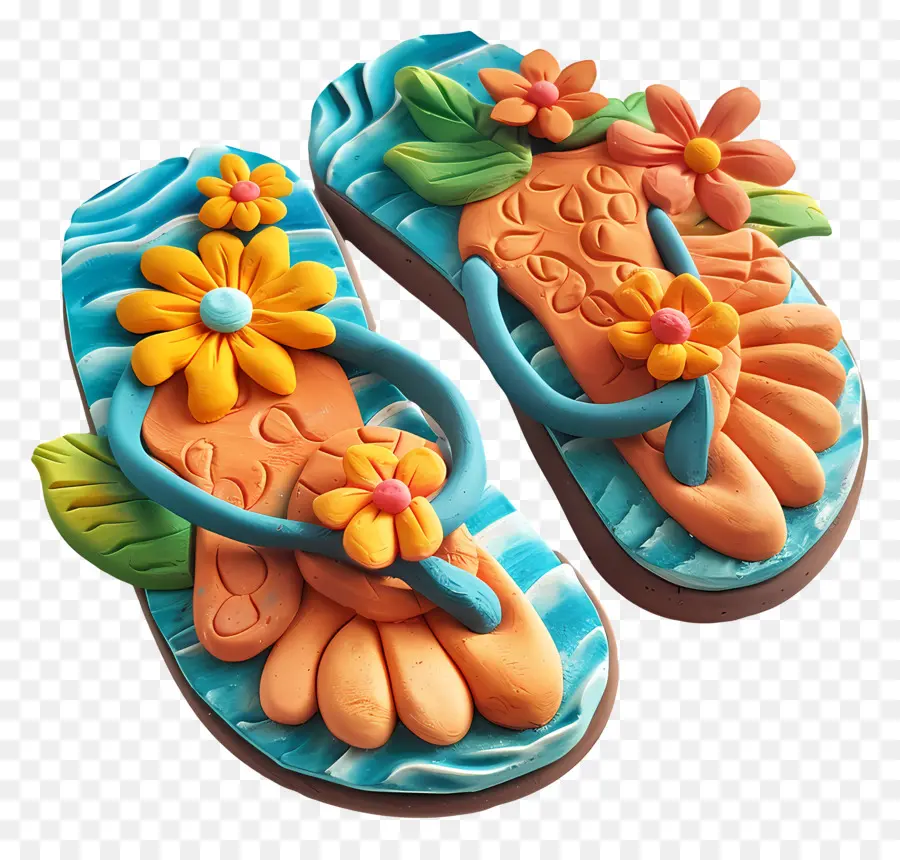 Flip Flop，Sandálias PNG