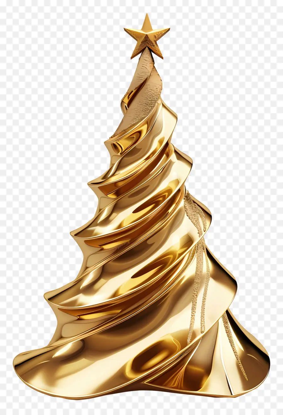árvore De Natal，Ouro PNG