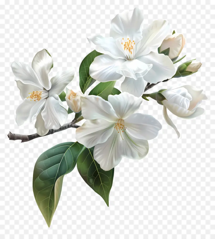 Jasmim，Árvore De Floração Branca PNG