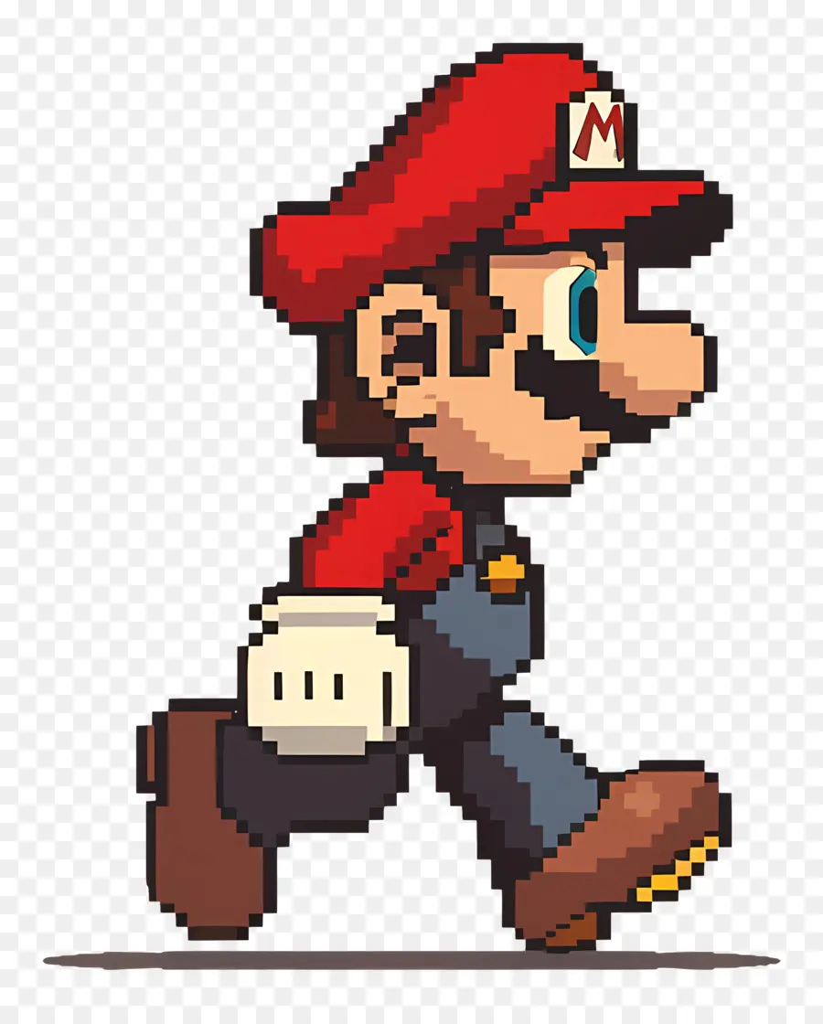 Caminhando 8 Bits Mario，Pixel Art PNG