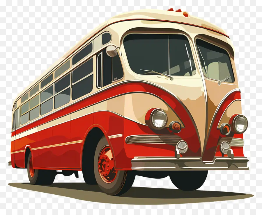 Carro，ônibus Vintage PNG