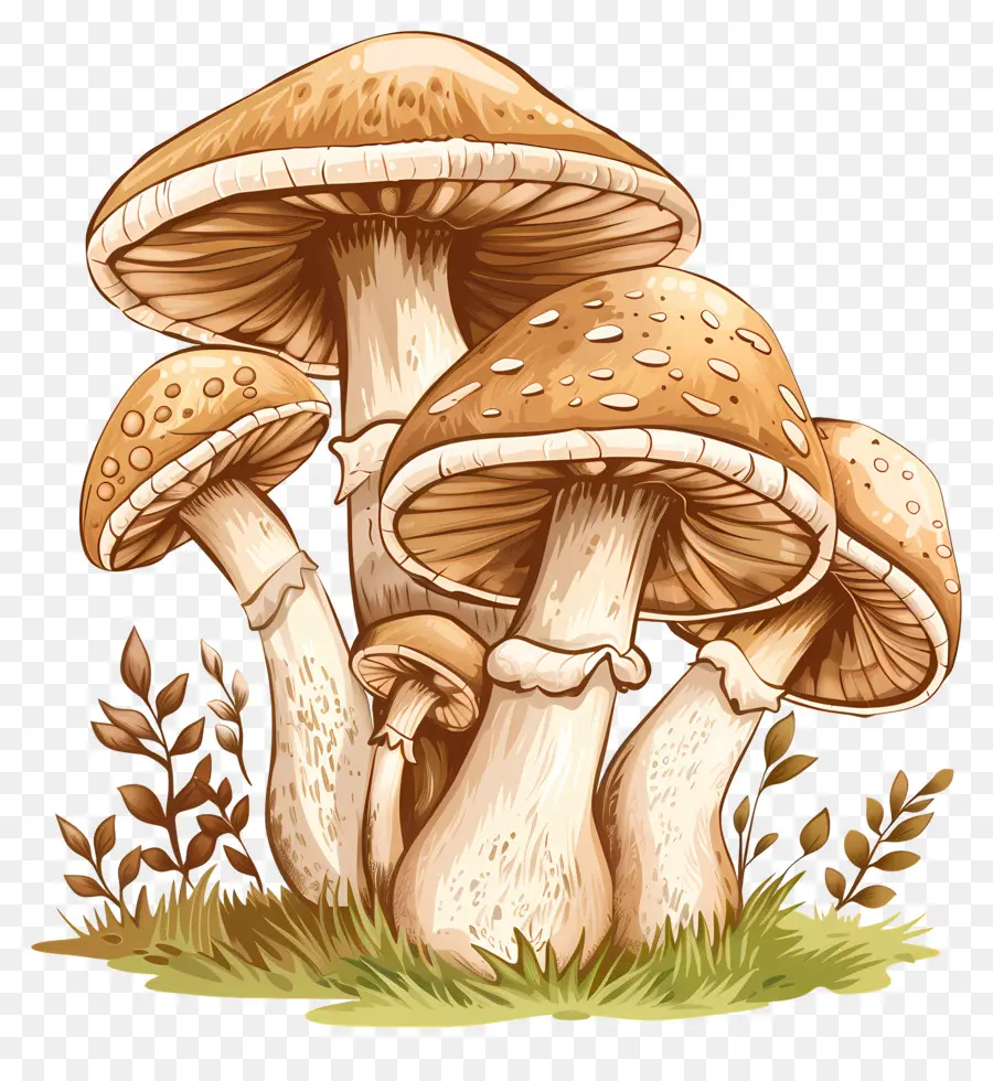 Botão De Cogumelos，Cogumelos PNG