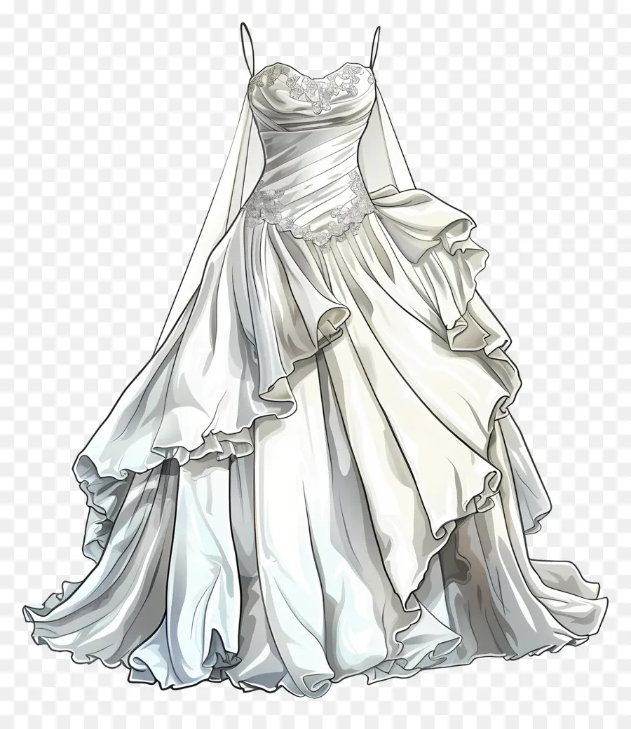 Vestido De Festa De Casamento，Vestido De Noiva PNG