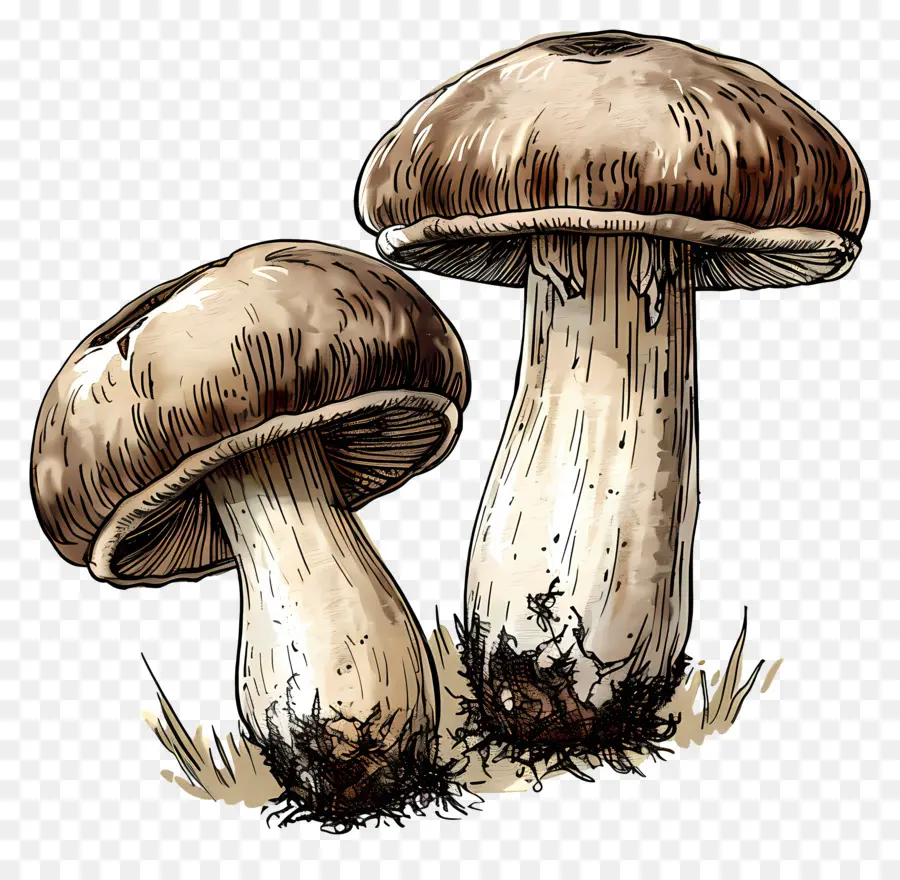 Cogumelos Portobello，Cogumelos PNG