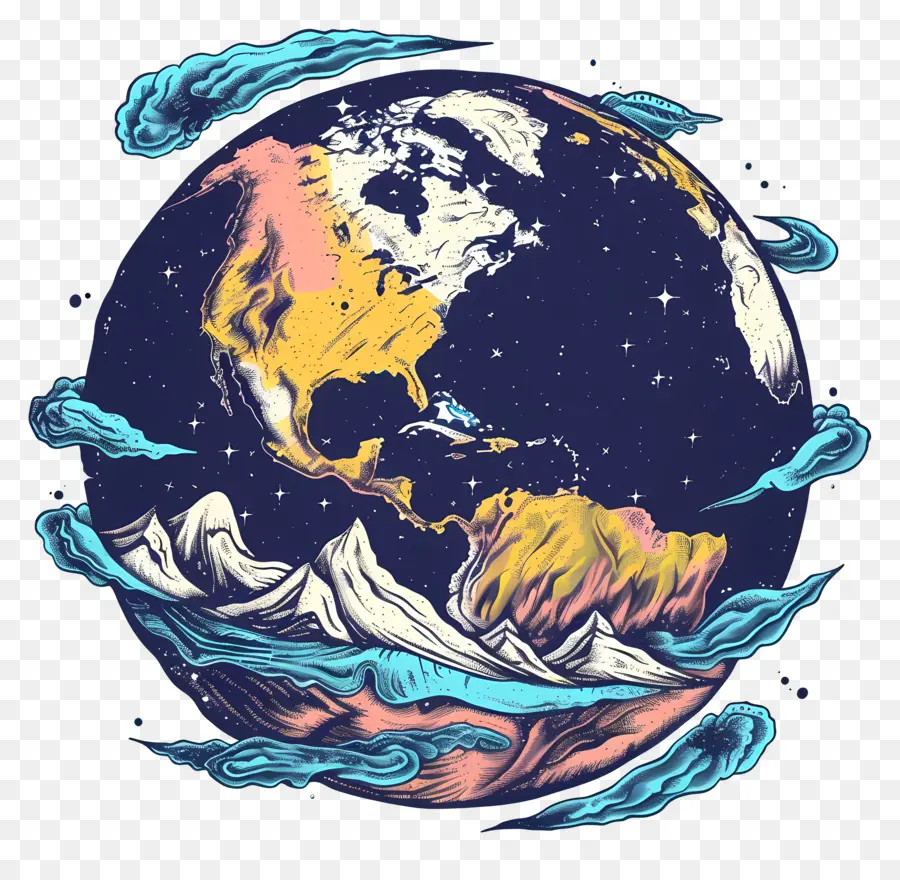 Earth，O Planeta Terra PNG