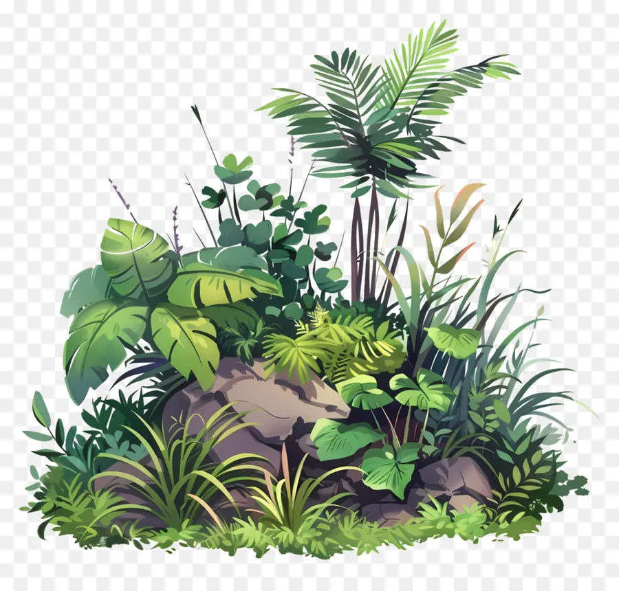 A Vegetação Natural，Selva Tropical PNG