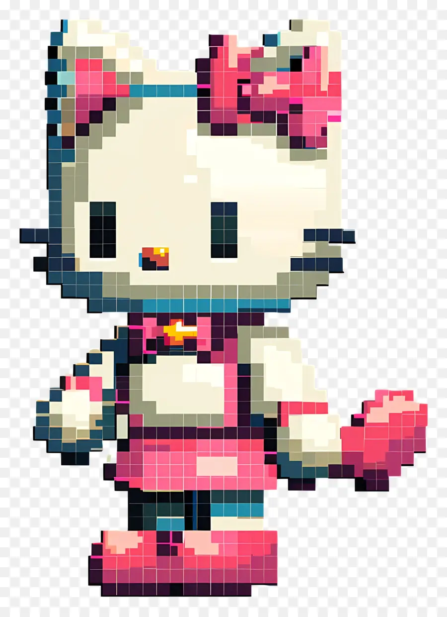 Hello Kitty Pixel，Hello Kitty PNG