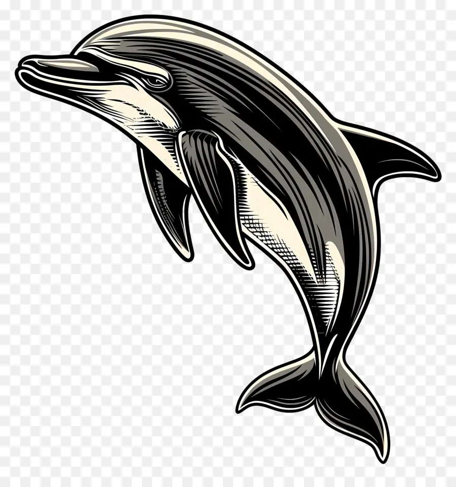 Dolphin，Silhueta PNG