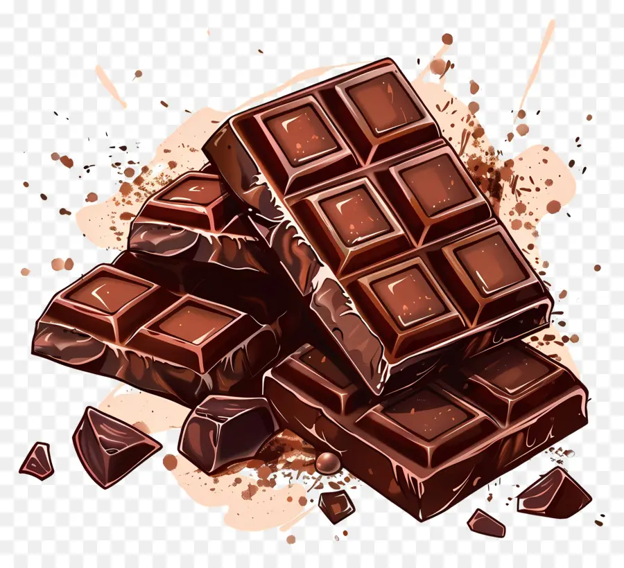 Chocolate，Barras De Chocolate PNG
